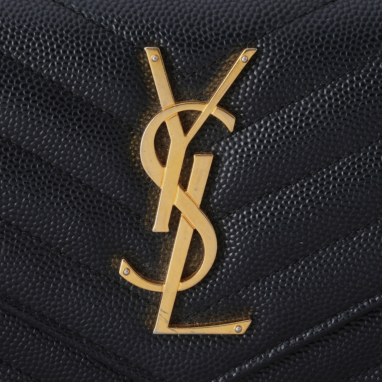 YVES SAINT LAURENT(USED)생로랑 372264 모노그램 장지갑